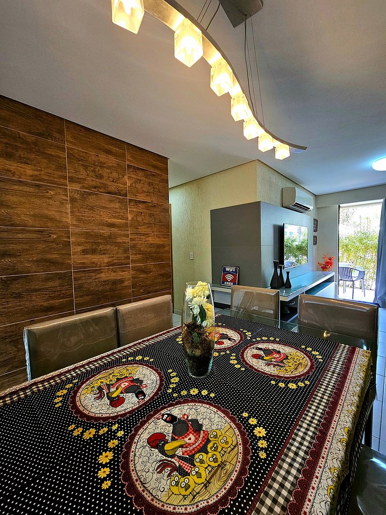 Luxuoso térreo 3q à Beira-mar no Cupe - Ecolife