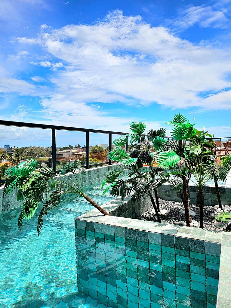 Incrível e com varanda no centro de Porto no Moana