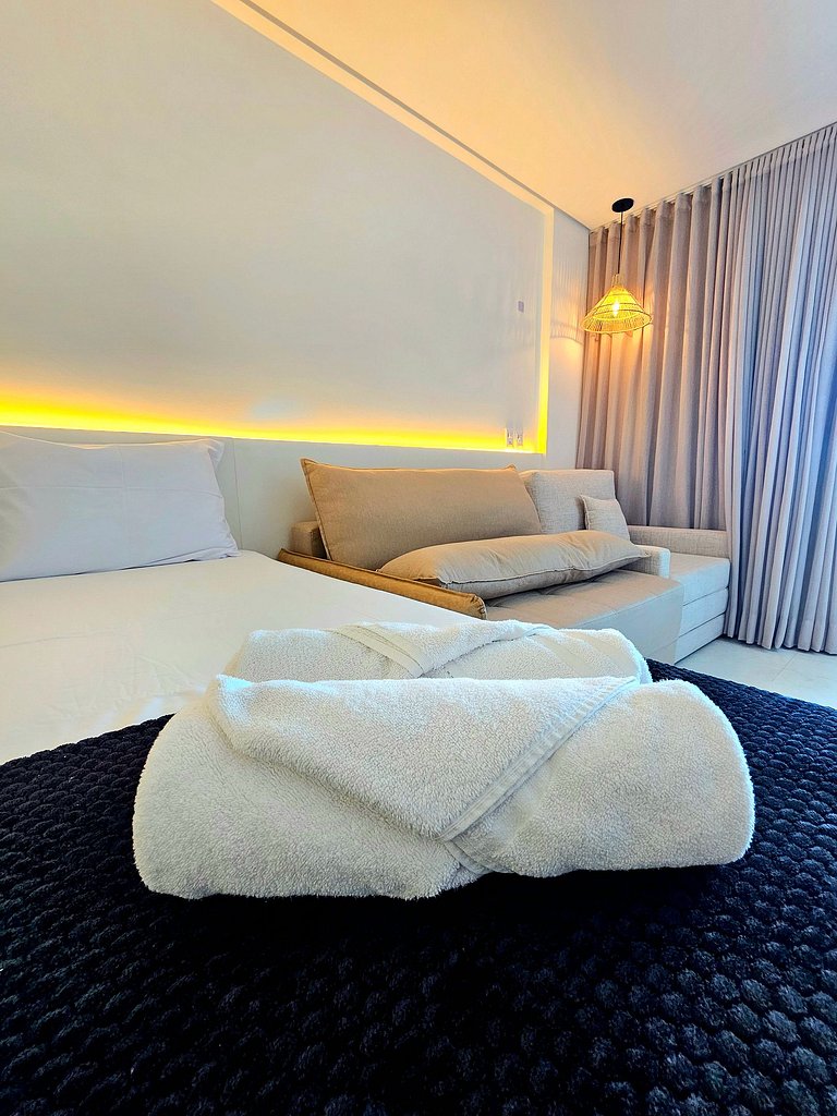 Exclusividade com varanda gourmet no Summer #215A