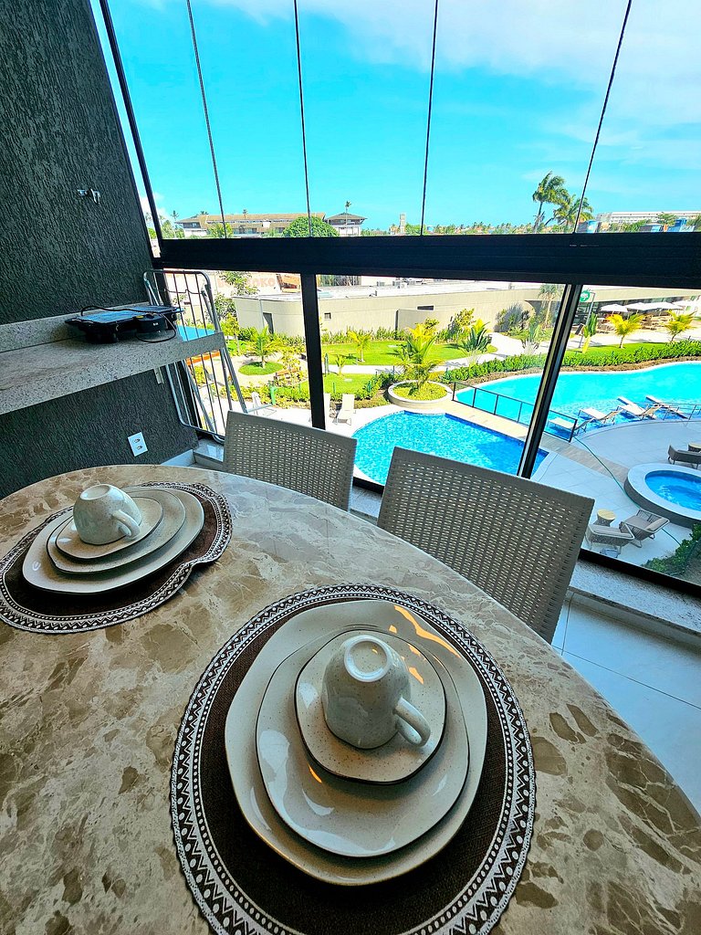 Exclusividade com varanda gourmet no Summer #215A