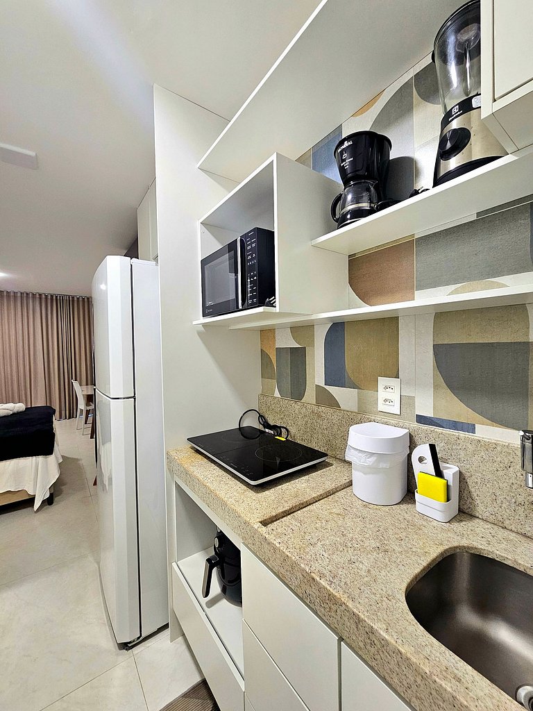 Exclusividade com varanda gourmet no Summer #215A