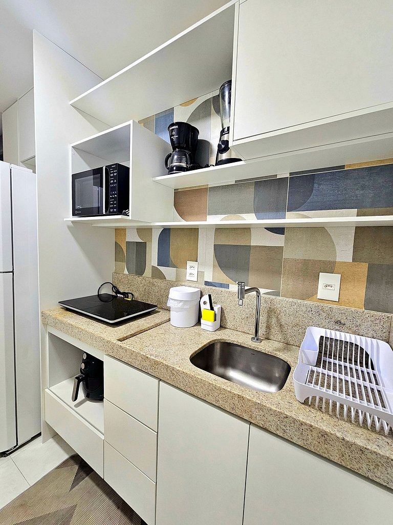 Exclusividade com varanda gourmet no Summer #215A