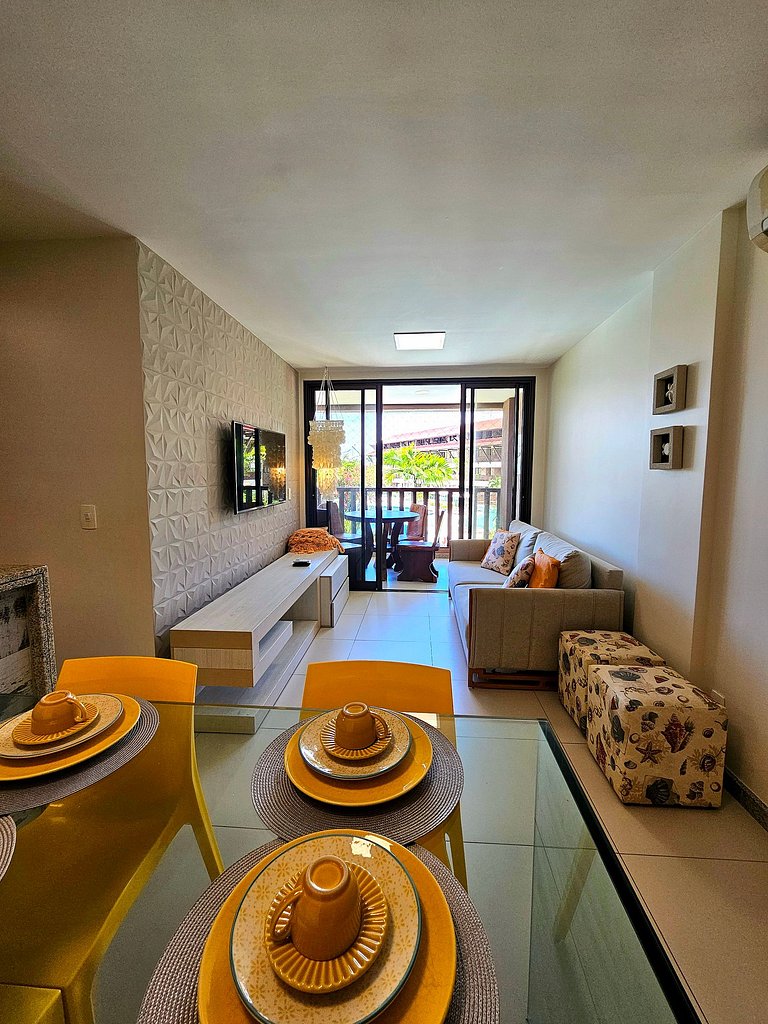 Luxuoso e Equipado no Oka Beira-mar Muro Alto