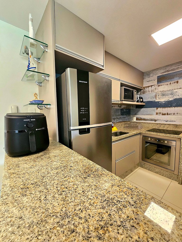 Luxuoso e Equipado no Oka Beira-mar Muro Alto