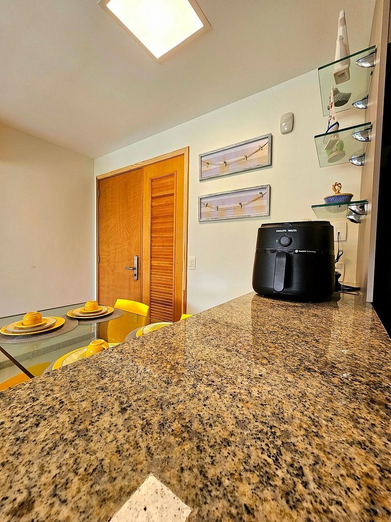 Luxuoso e Equipado no Oka Beira-mar Muro Alto