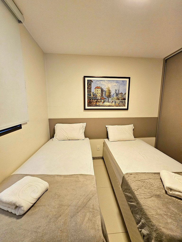 Luxuoso e Equipado no Oka Beira-mar Muro Alto