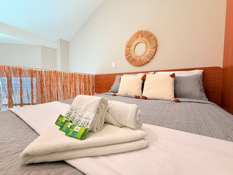 Loft Confortável e Equipado no Max Carneiros