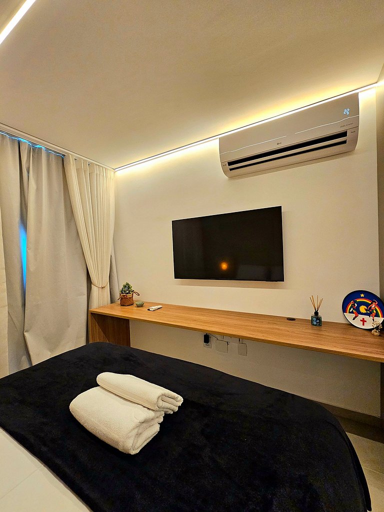 Luxo com varanda gourmet no BC Solare #115D