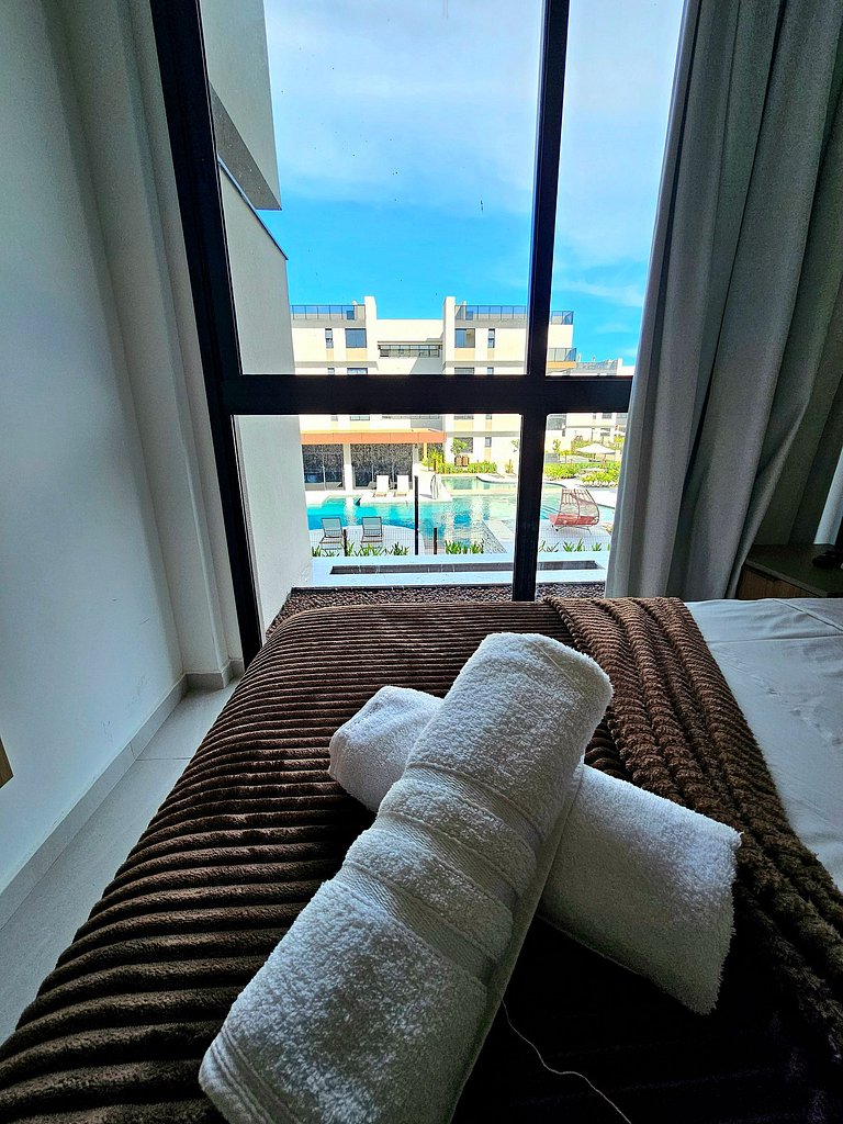 Luxuoso e equipado no Cais Eco Beira-mar Muro Alto