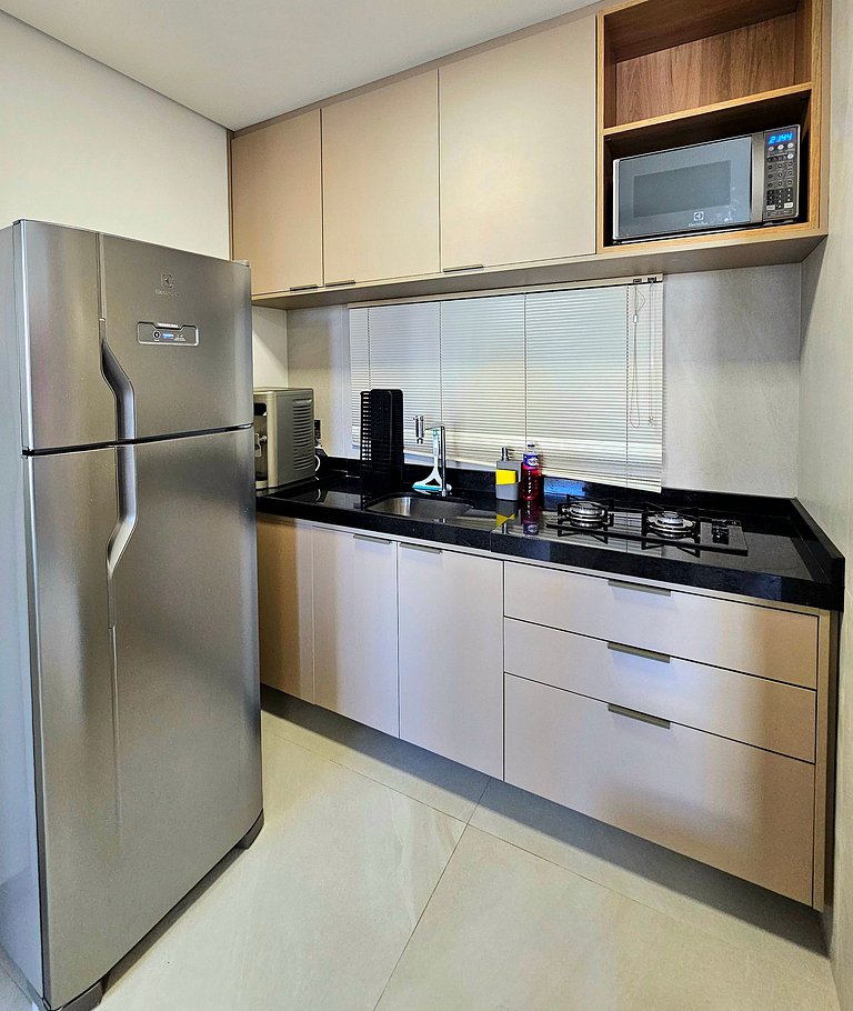 Luxuoso e equipado no Cais Eco Beira-mar Muro Alto