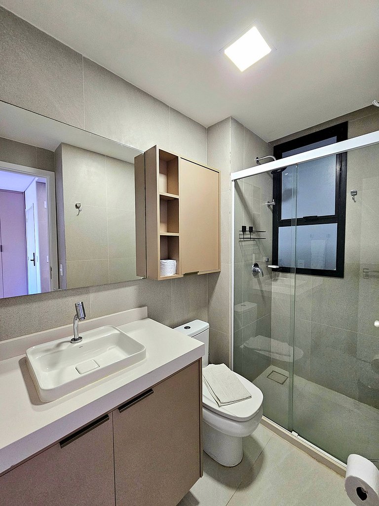 Luxuoso e equipado no Cais Eco Beira-mar Muro Alto