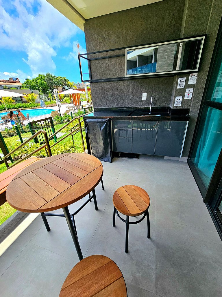 2 Quartos Luxo com Garden no Summer #01B