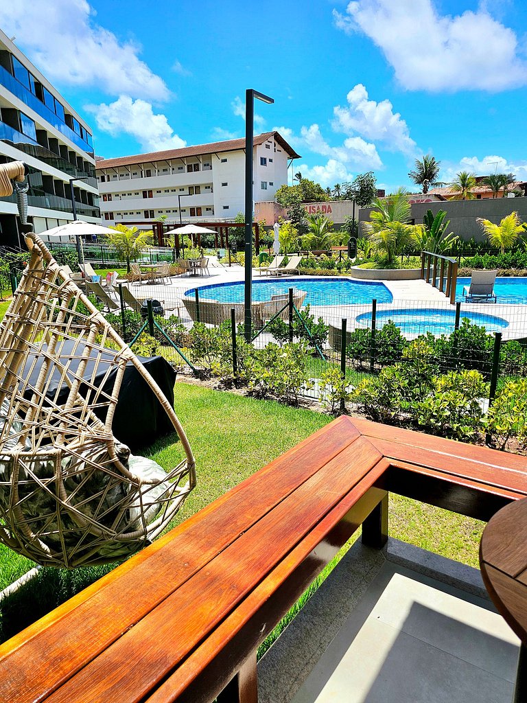 2 Quartos Luxo com Garden no Summer #01B