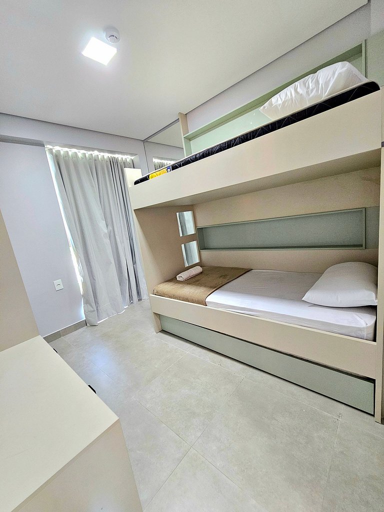 2 Quartos Luxo com Garden no Summer #01B