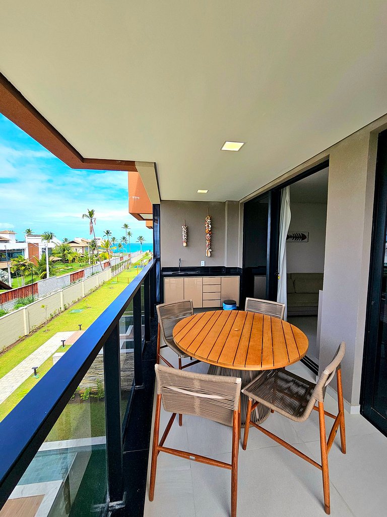 Luxo e conforto Beira-mar de Muro Alto no Cais Eco