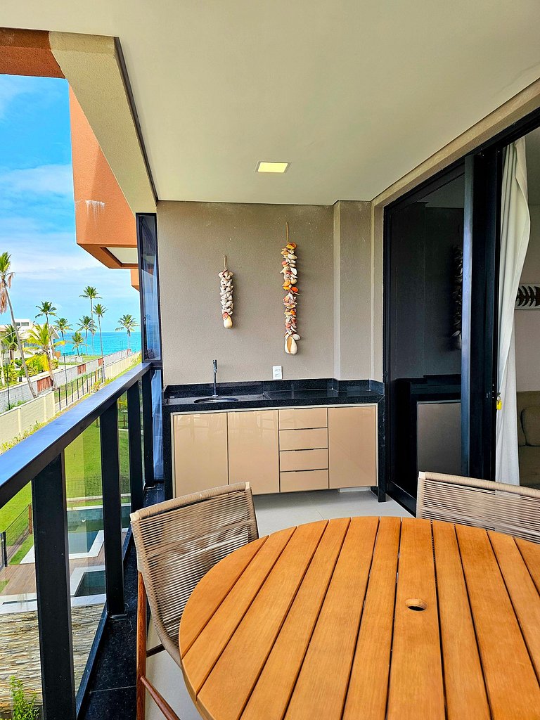 Luxo e conforto Beira-mar de Muro Alto no Cais Eco