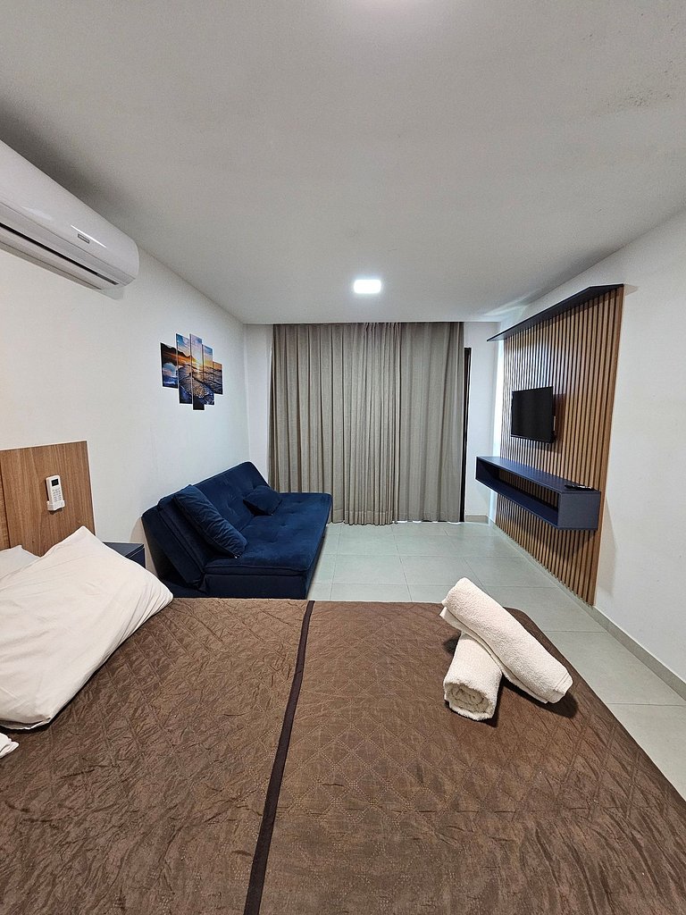 Conforto e estilo Praia do Cupe no Tangaroa #105