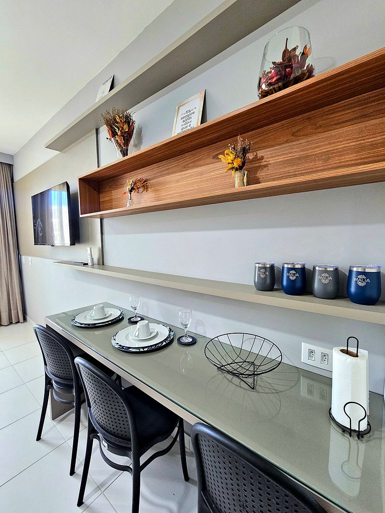 Luxuoso e bem equipado no Malia, Muro Alto 106B