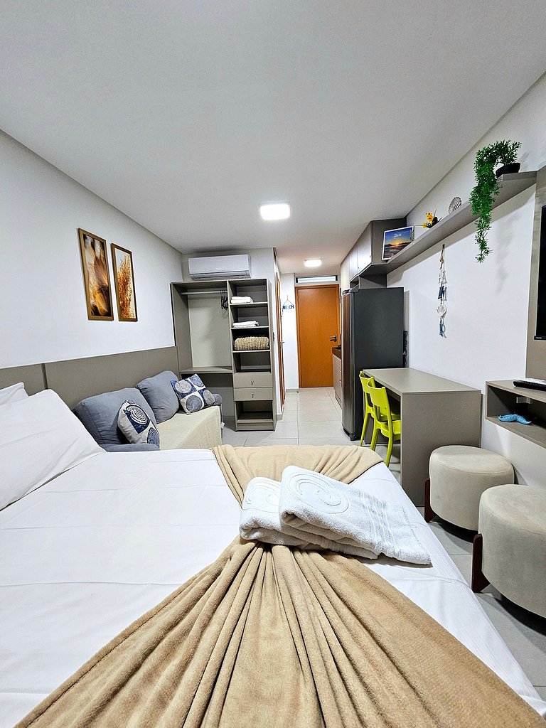 Sofisticado studio no Centro de Porto de Galinhas