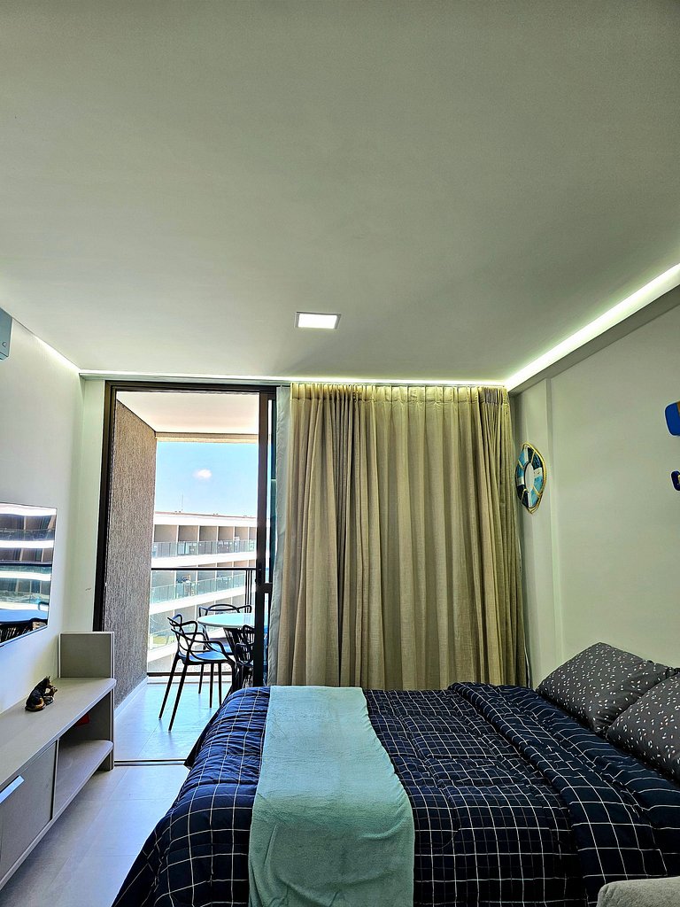 Luxo com varanda gourmet no BC Solare #305C