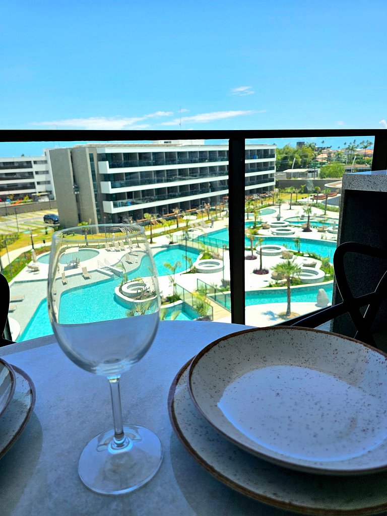 Luxo com varanda gourmet no BC Solare #305C