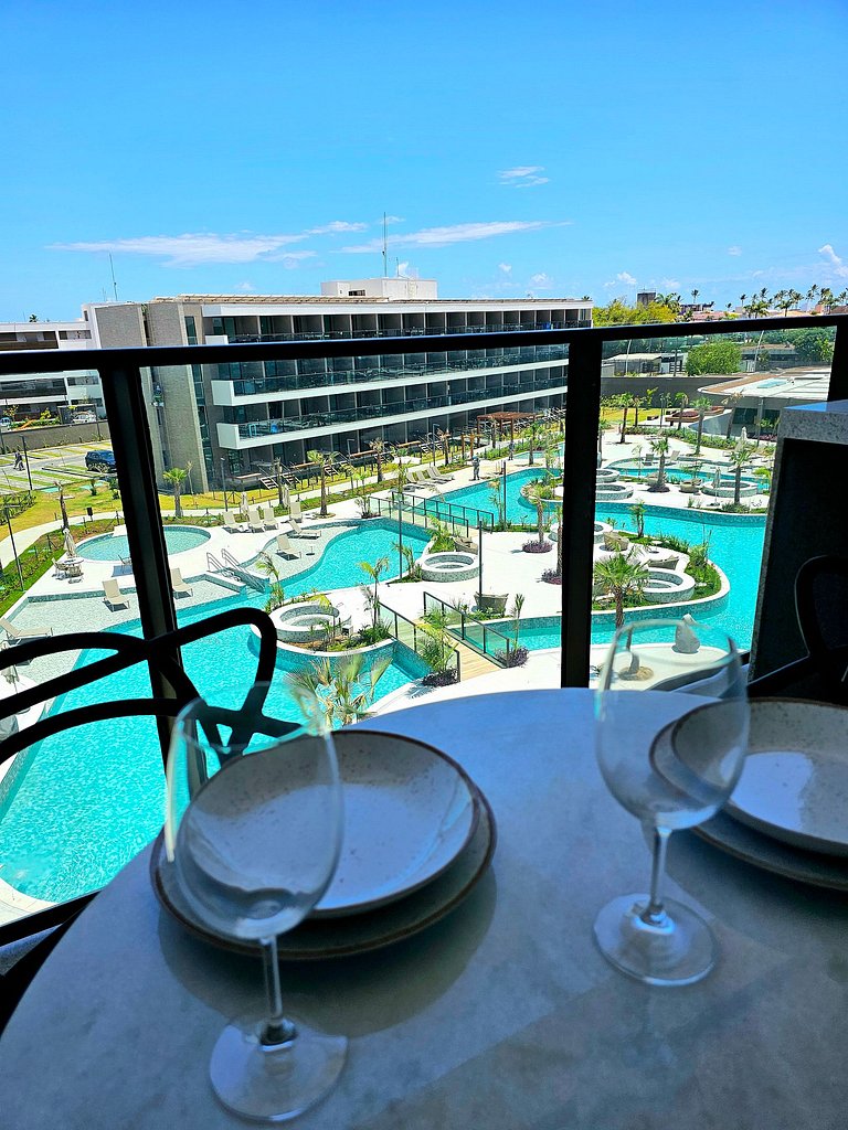 Luxo com varanda gourmet no BC Solare #305C