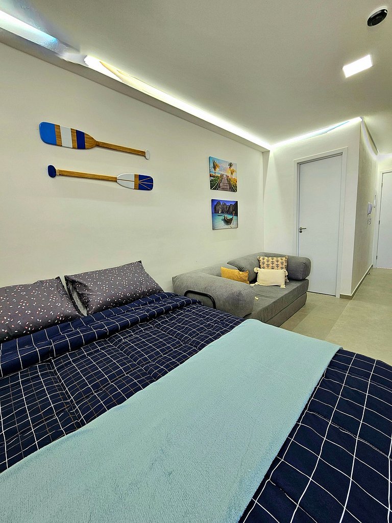 Luxo com varanda gourmet no BC Solare #305C