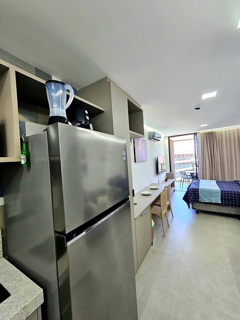 Luxo com varanda gourmet no BC Solare #305C