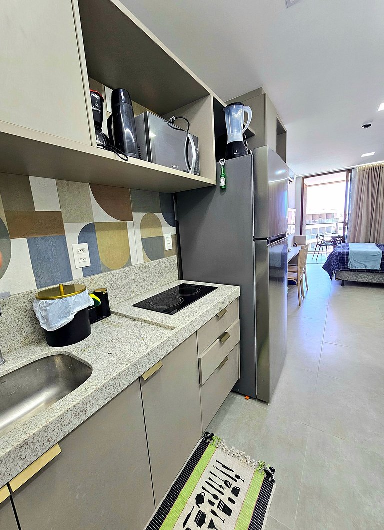 Luxo com varanda gourmet no BC Solare #305C