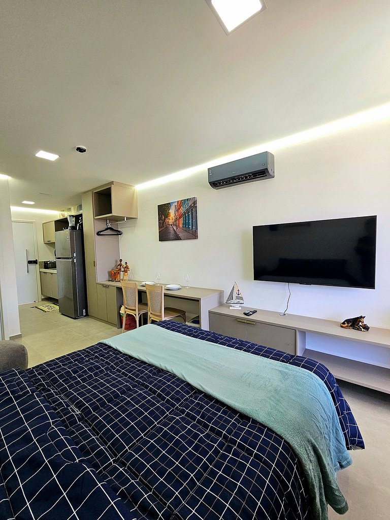 Luxo com varanda gourmet no BC Solare #305C