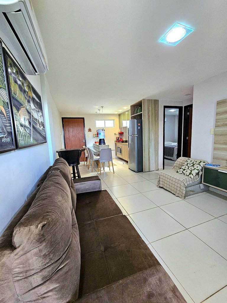 Conforto e Comodidade com 2 quartos no Porto Plaza