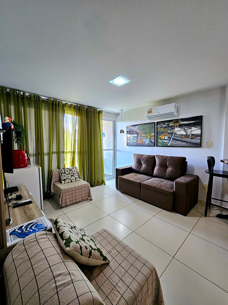 Conforto e Comodidade com 2 quartos no Porto Plaza