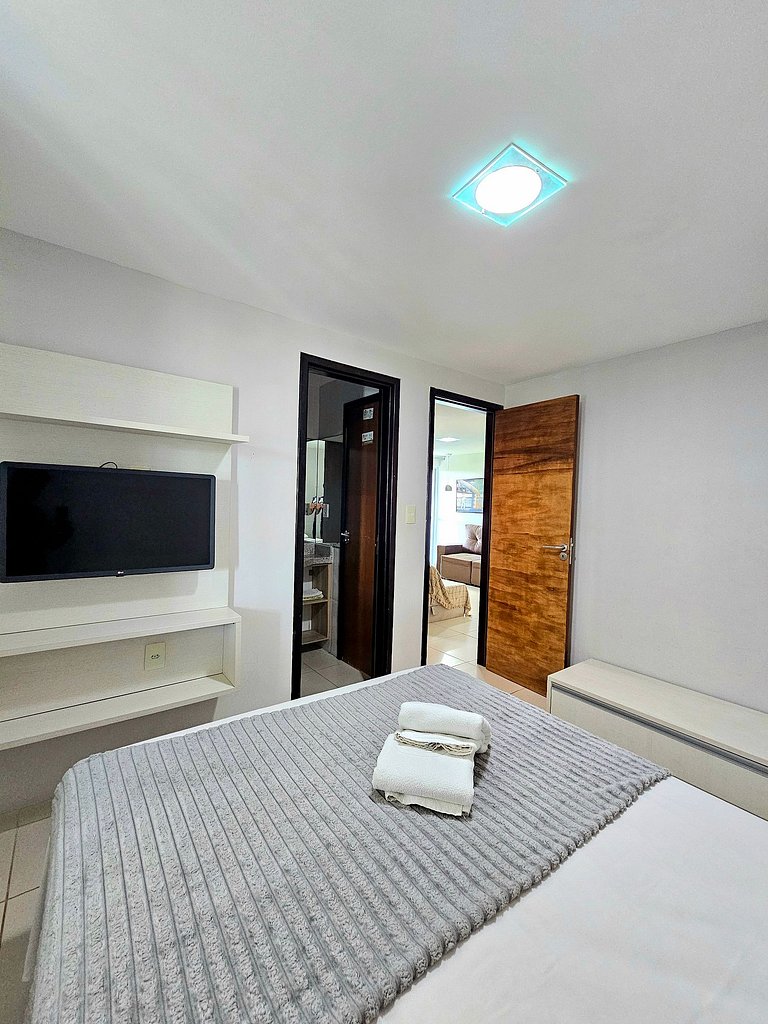 Conforto e Comodidade com 2 quartos no Porto Plaza