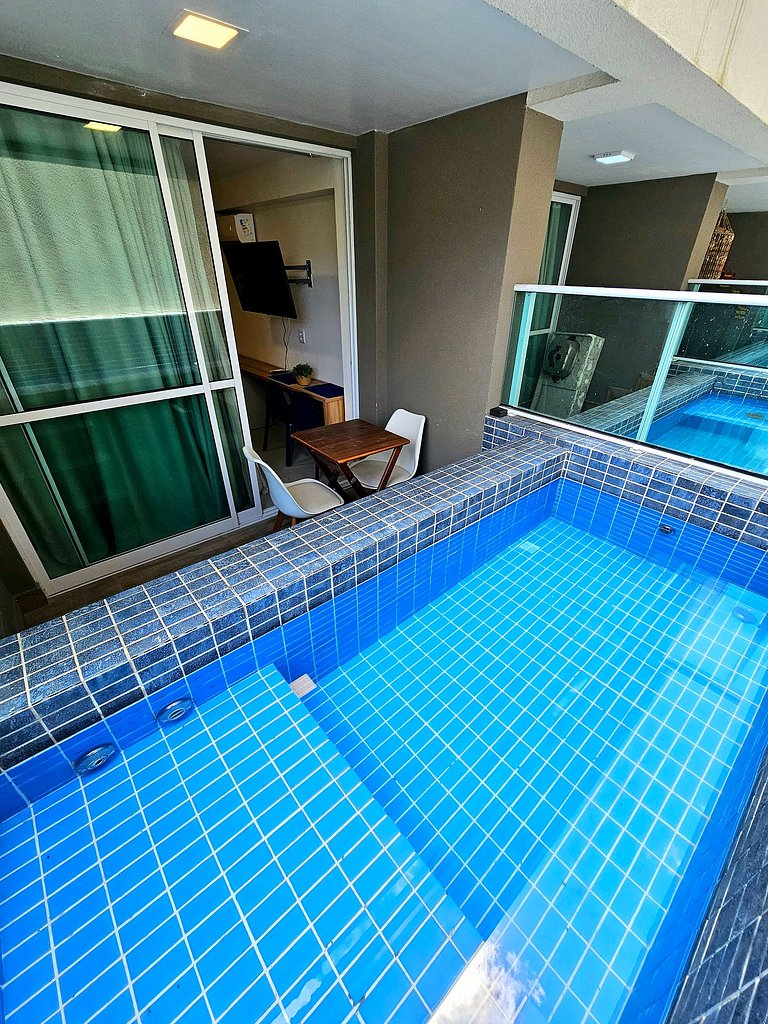 Luxo e estilo com Piscina Privativa no Nixxus