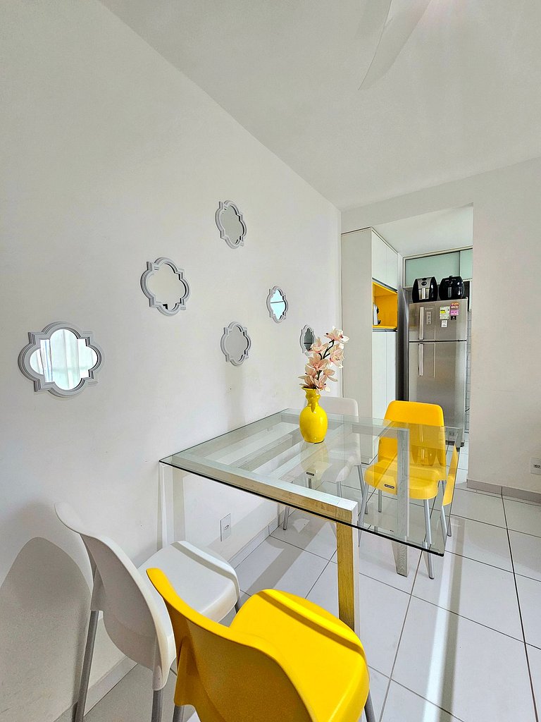 Confortável e moderno no Palm Village no Cupe