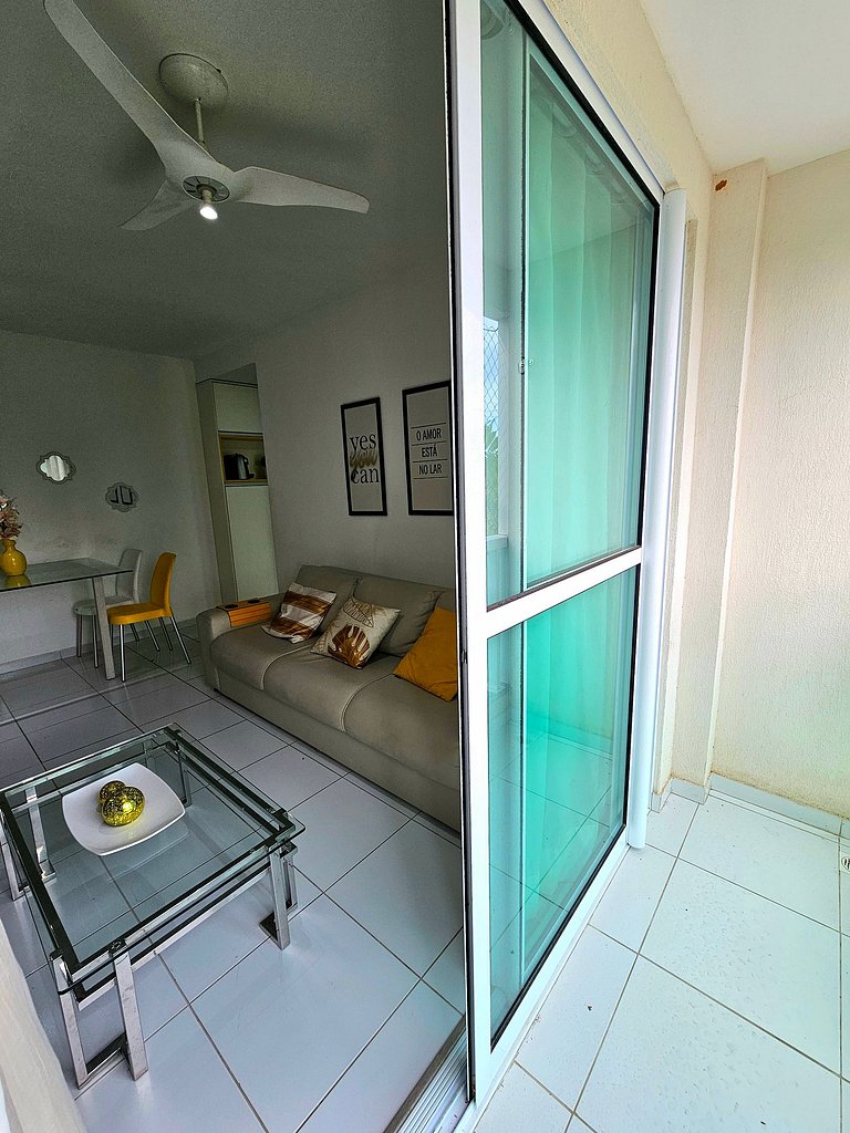 Confortável e moderno no Palm Village no Cupe