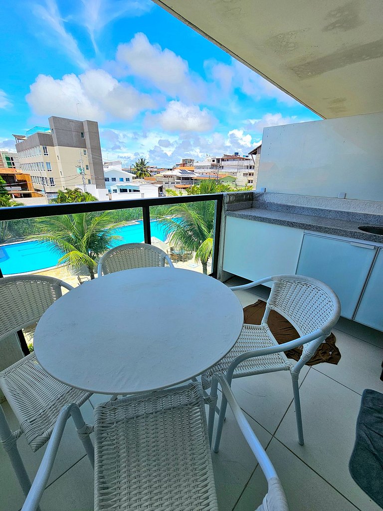 Incrível Studio c/ varanda gourmet Centro de Porto