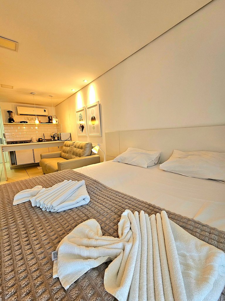 Incrível Studio c/ varanda gourmet Centro de Porto