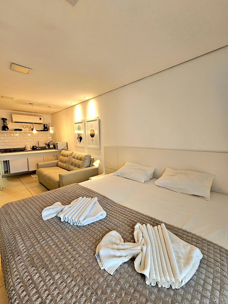 Incrível Studio c/ varanda gourmet Centro de Porto