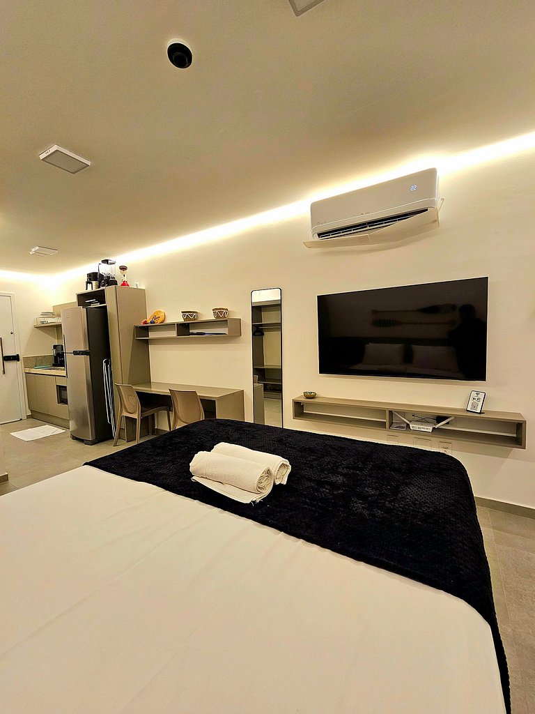 Luxo com varanda gourmet no BC Solare #314B