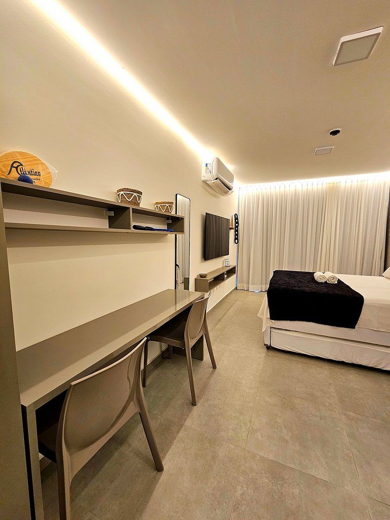 Luxo com varanda gourmet no BC Solare #314B