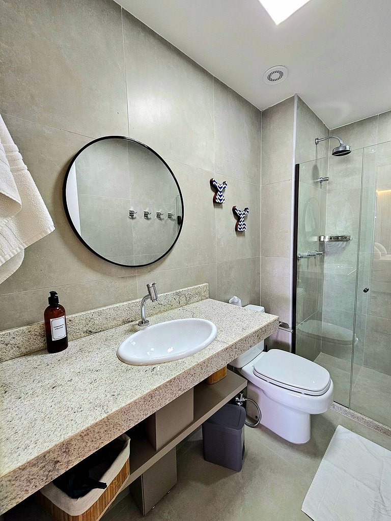 Luxo com varanda gourmet no BC Solare #314B