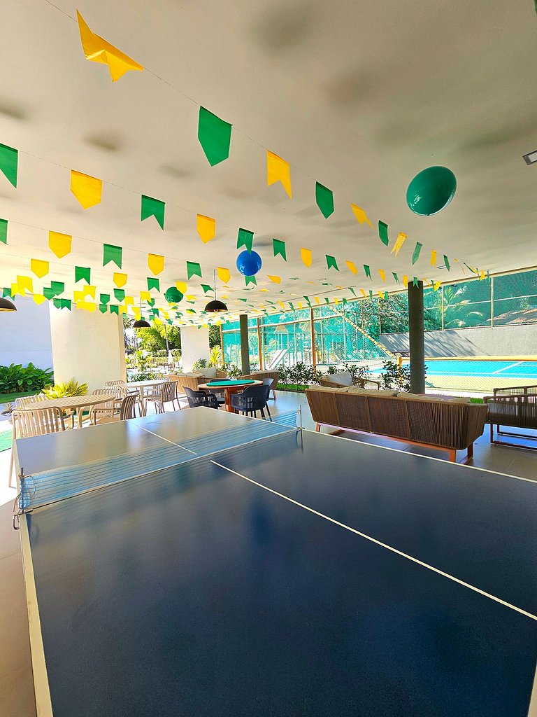 Luxuoso Flat no melhor bloco Galápagos Carneiros