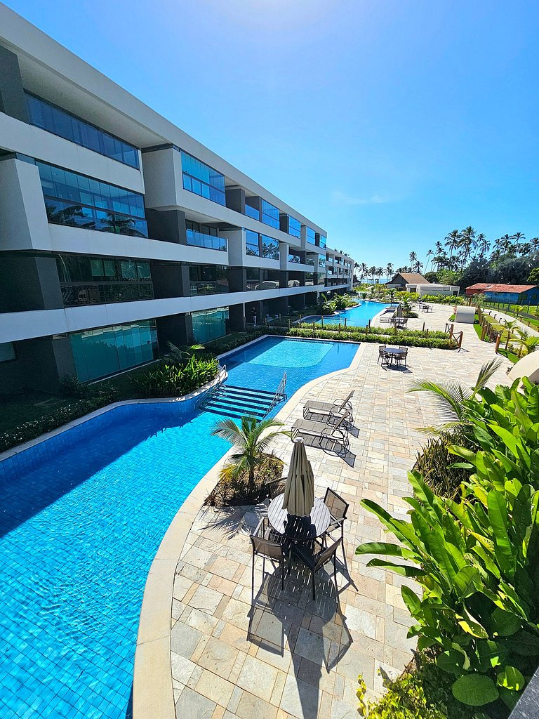 Luxuoso Flat no melhor bloco Galápagos Carneiros
