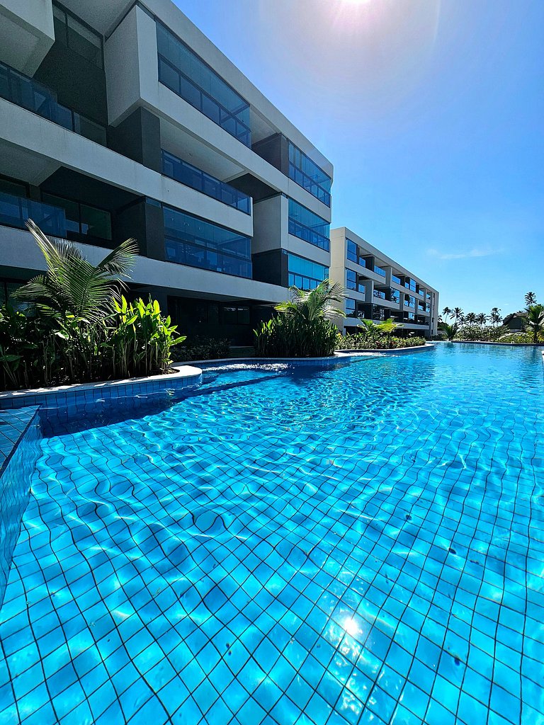 Luxuoso Flat no melhor bloco Galápagos Carneiros