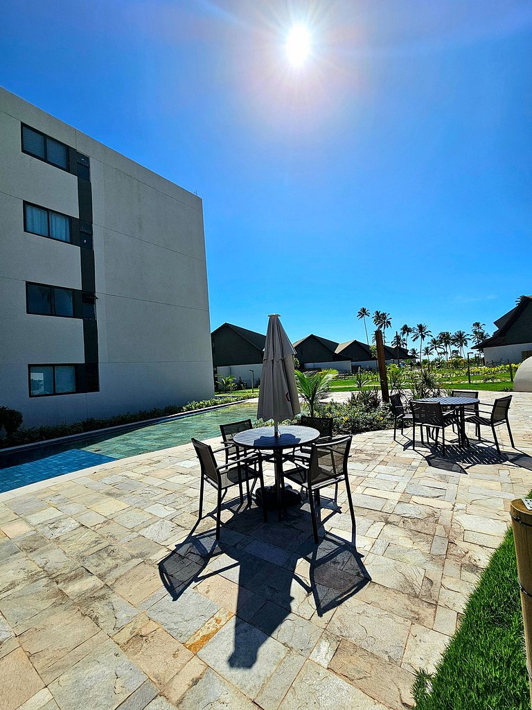 Luxuoso Flat no melhor bloco Galápagos Carneiros