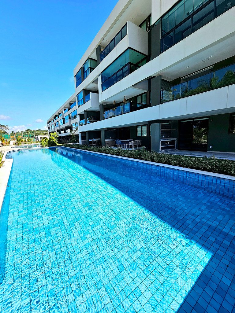 Luxuoso Flat no melhor bloco Galápagos Carneiros