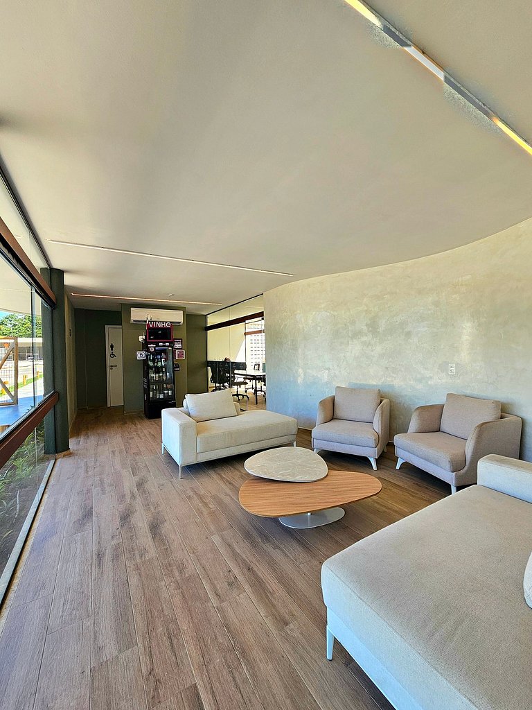 Luxuoso Flat no melhor bloco Galápagos Carneiros