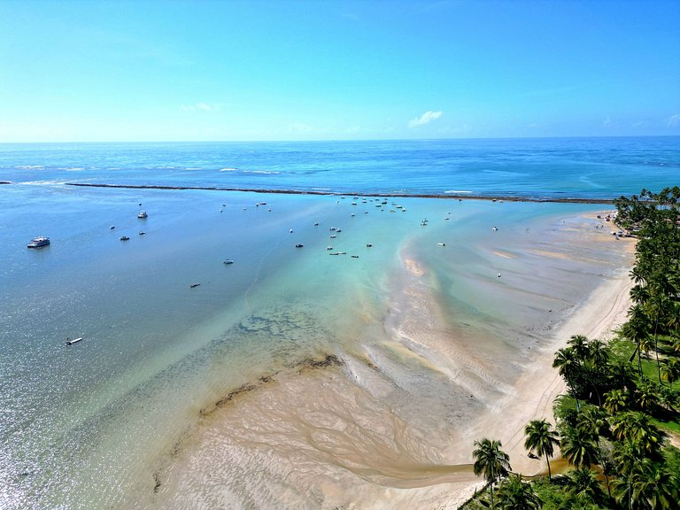 Luxuoso Flat no melhor bloco Galápagos Carneiros