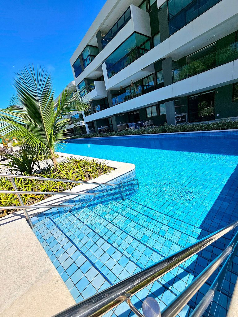 Luxuoso Flat no melhor bloco Galápagos Carneiros